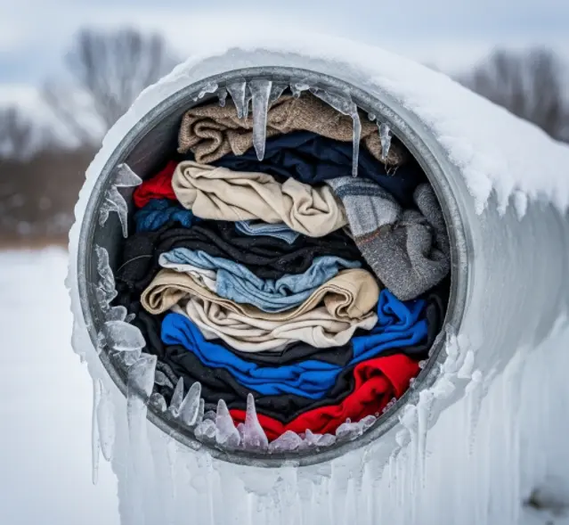 겨울철 수도 동파 방지법 헌 옷 채워두면 효과